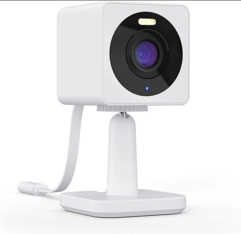 Wyze Cam OG Wired IP Indoor/Outdoor Surveillance Camera Color Night Vision White