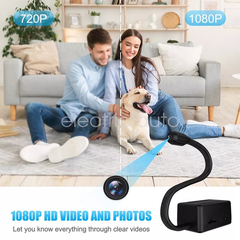 Flexible Lens Mini WiFI Camera 1080P HD IP Home Security Cam Remote Monitoring gallery