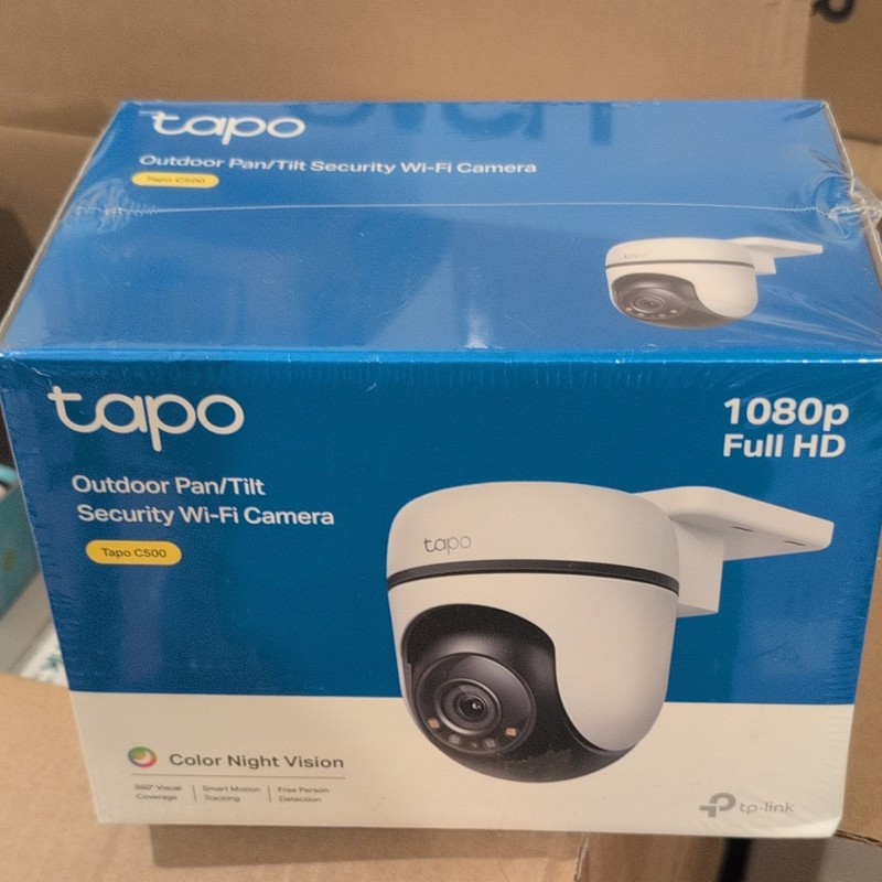 Tapo C500 Outdoor Pan-Tilt Wi-Fi IP Camera 1080p Color Night Vision 2-Way gallery