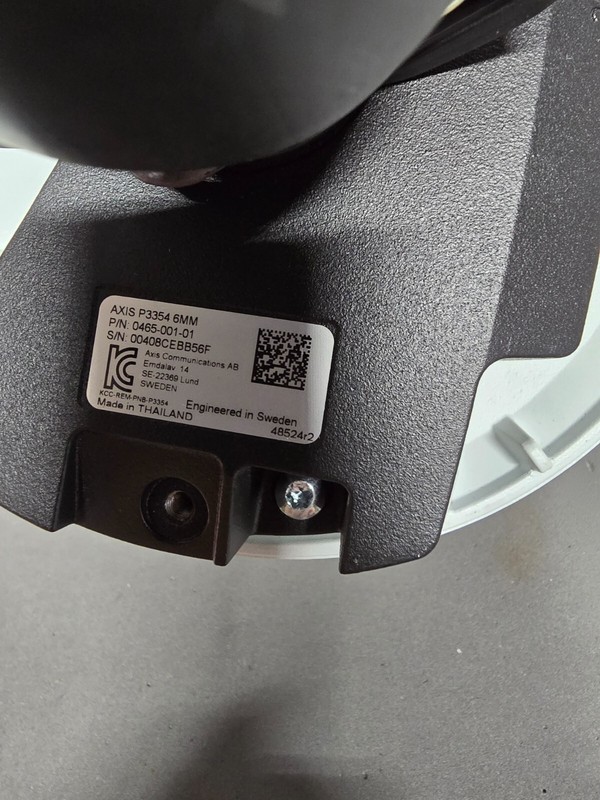 Axis P3354 6mm Network IP Security Camera - 2 Camera set gallery