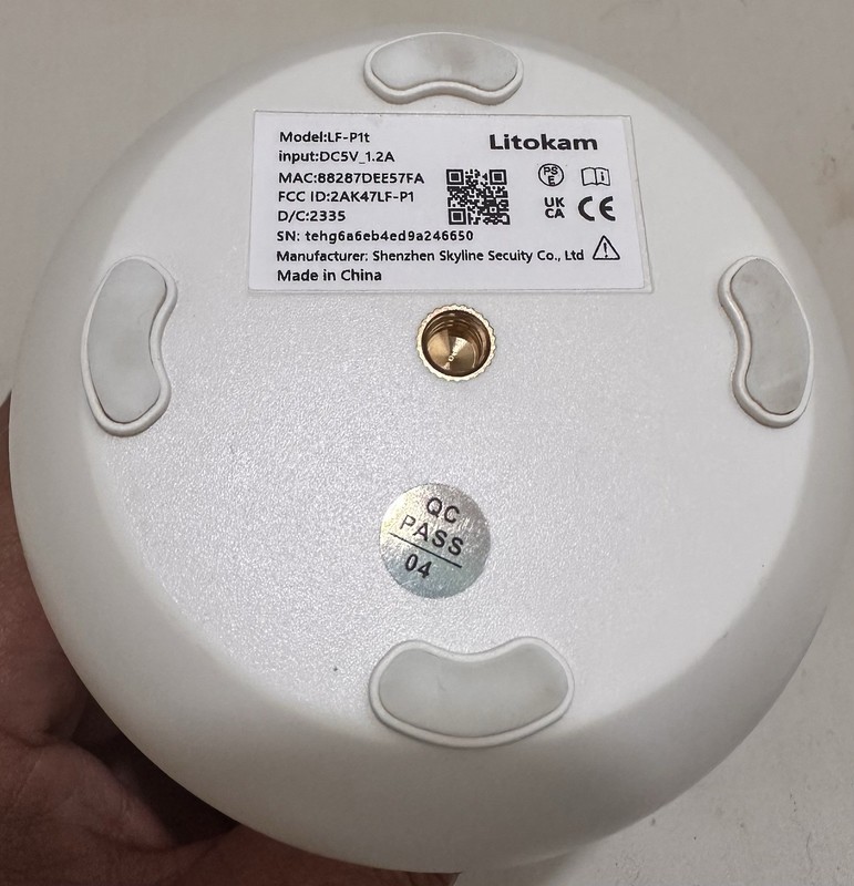 Litokam 360 video security camera LF-P1t gallery