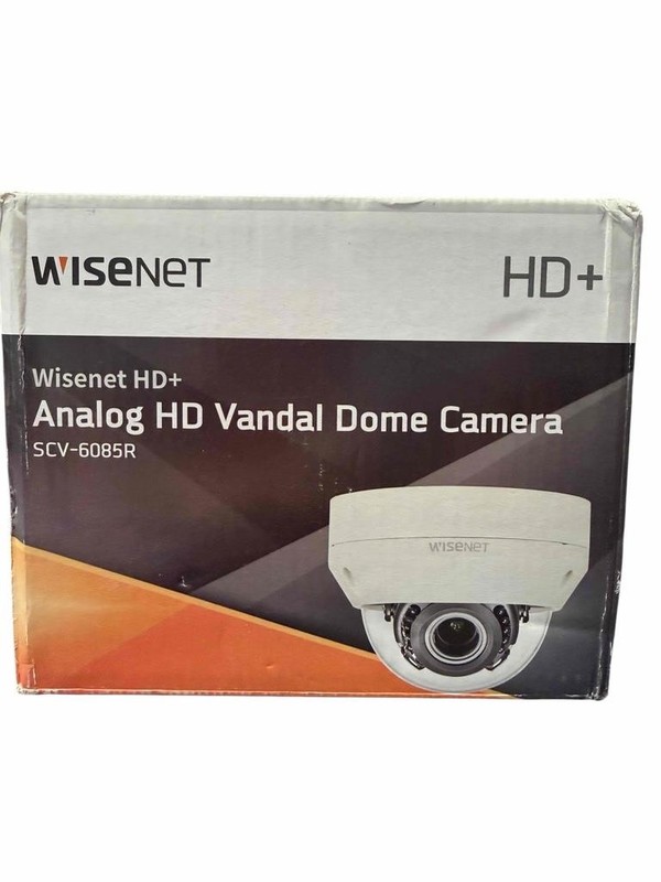 NEW Hanwha Techwin Wisenet Analog HD Vandal Dome Camera SCV-6085R 2MP gallery
