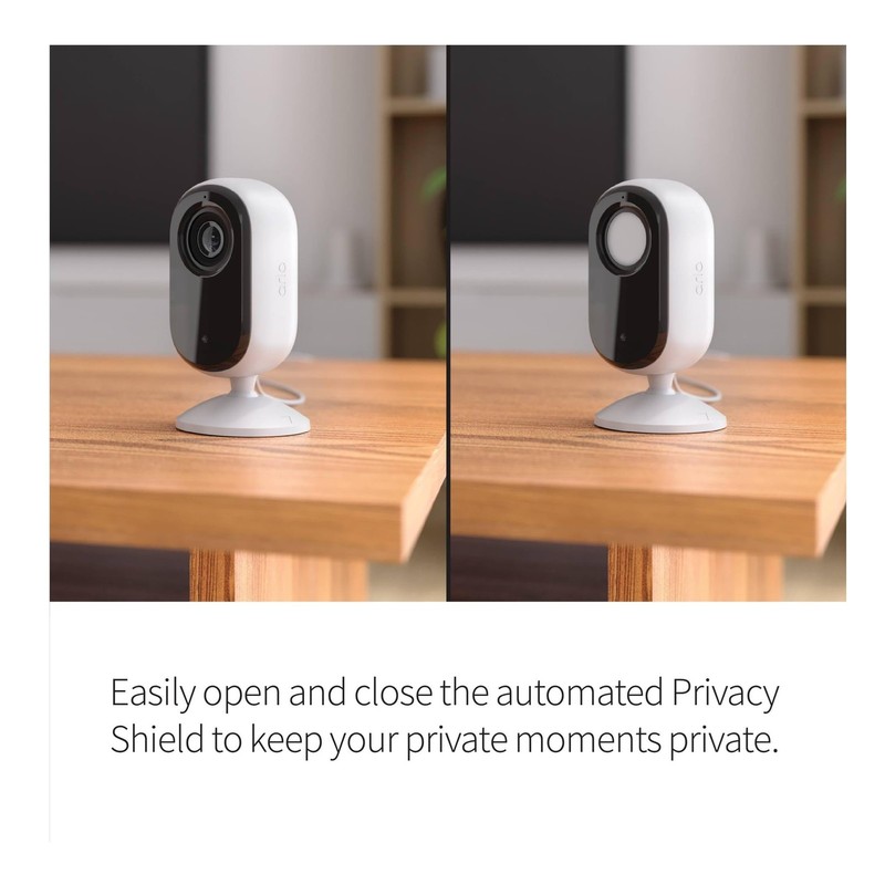 Arlo Essential Wired Doorbell White and 3 Pack Indoor Camera Starter Kit gallery