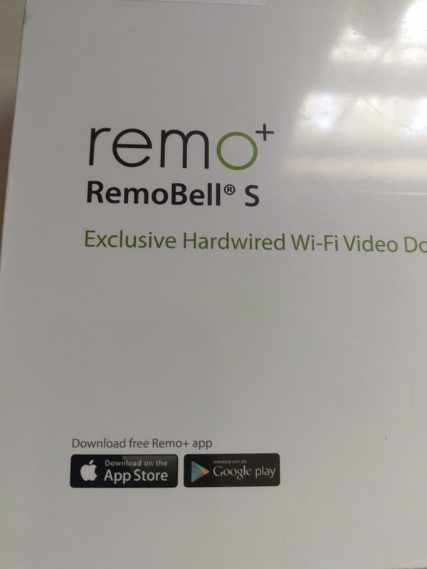 Remo+ RemoBell S WiFi Video Doorbell Hardwired Camera new RMBL-1809H gallery