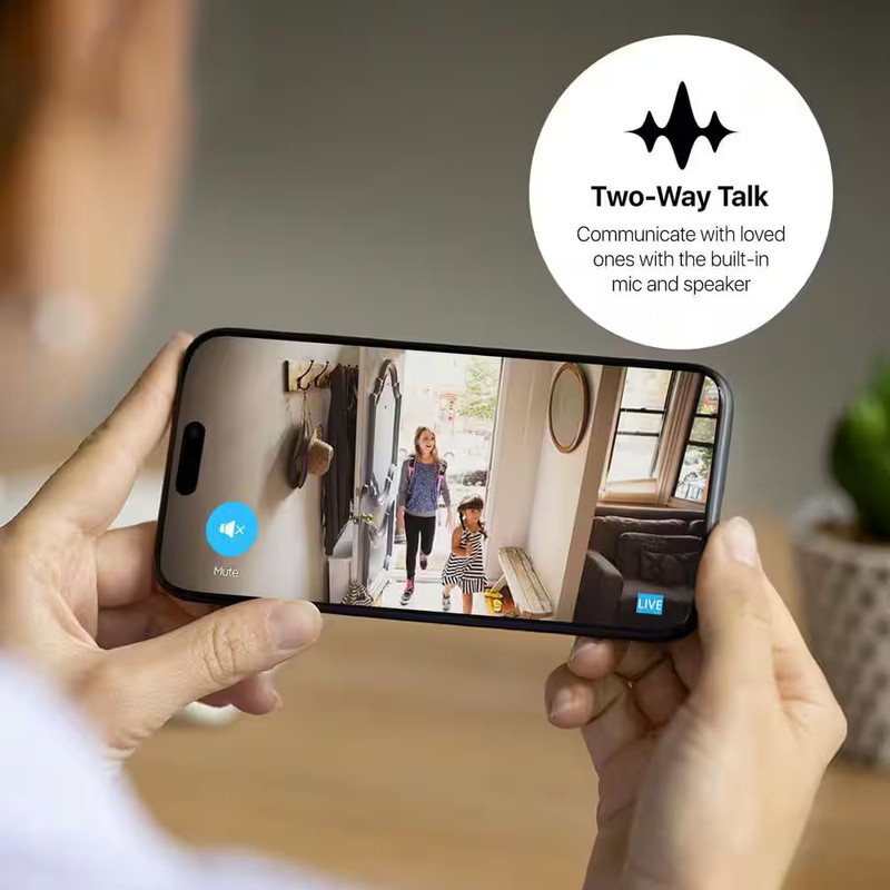 4MP Indoor Plug-In Wifi Camera with 2-Way Audio Wireless IP Security Camera 30 F gallery