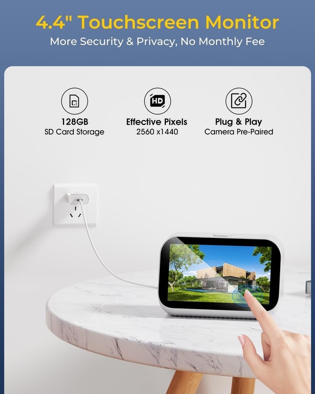 Advanced 4 Cam Wireless Solar Security Kit - No Monthly Fees & 180-Day Storage gallery