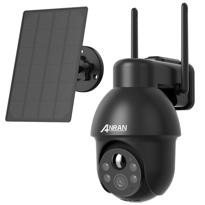 ANRAN Outdoor 5MP Security Camera Solar Battery 360° View Wireless 2 Way Audio