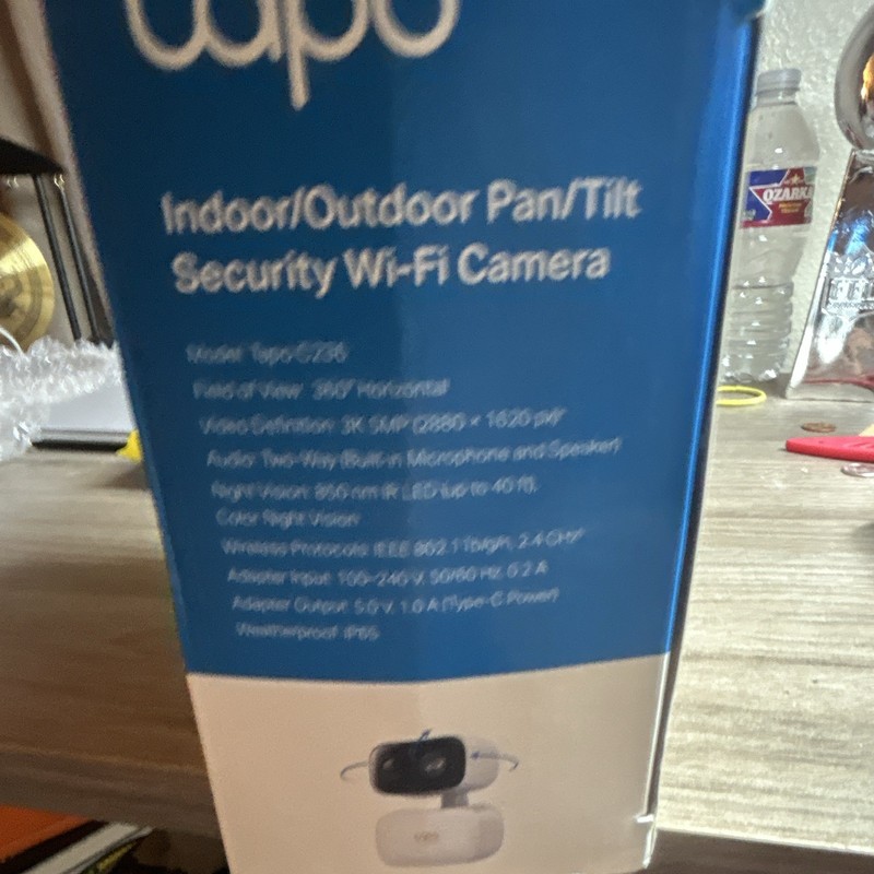 Tapo C225 3K 5MP Pan/Tilt Wi‑Fi Camera Night Vision Weatherproof Alexa/Google gallery