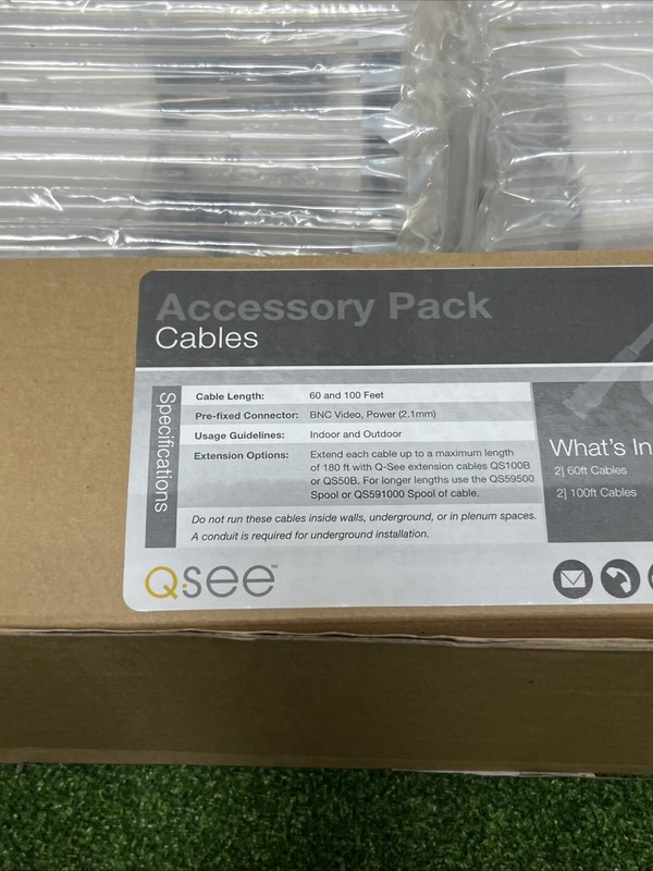 New 4 Pack of Q See 720p HD 1MP Analog Wired Color Security Cameras QCA7201B gallery