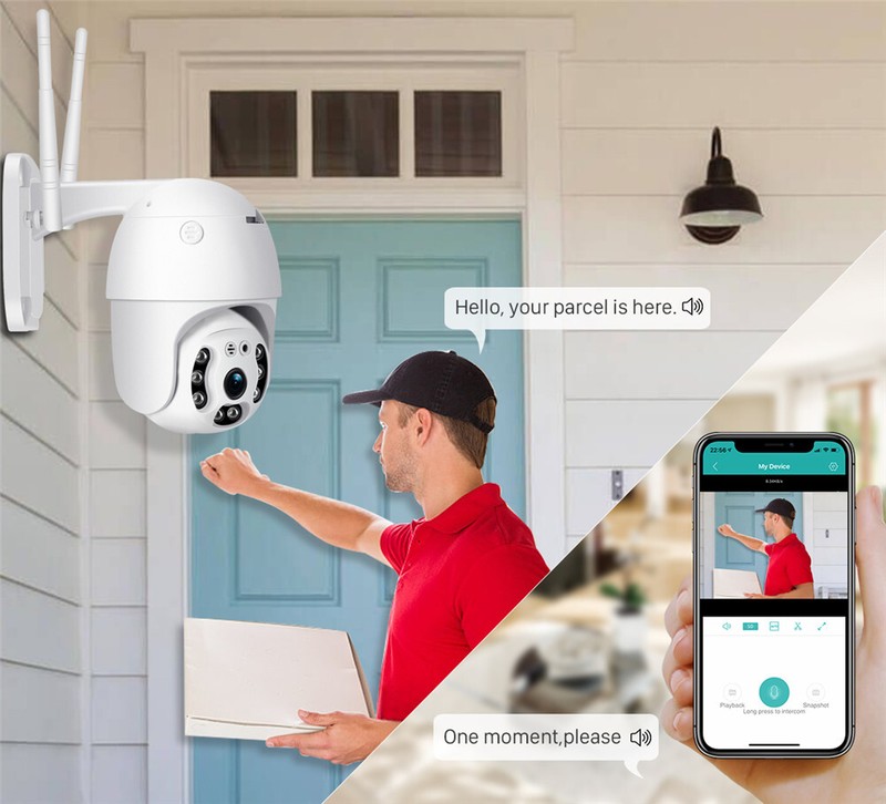 Outdoor WIFI Camera Wireless 1080P IP CCTV PTZ Home Security Remote Monitor gallery