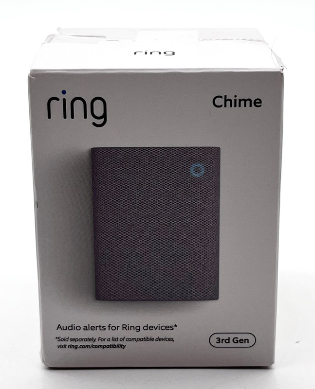 Ring Chime 3rd Gen WiFi Plug-In Smart Doorbell Speaker for Ring Devices Open Box