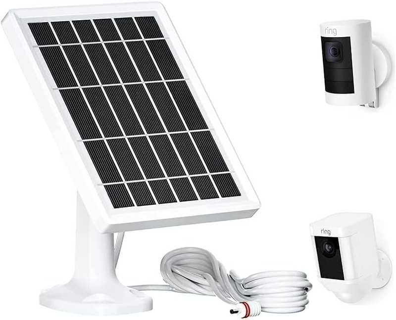Ring Camera Solar Panel, Power for Ring Stick Up Cam Battery, Ring Spotlight…