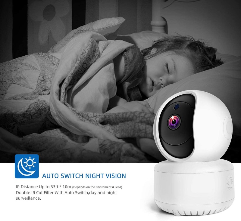 360° Swivel Wireless PTZ Indoor Camera Monitor Intelligent 2.4Ghz USB Power gallery