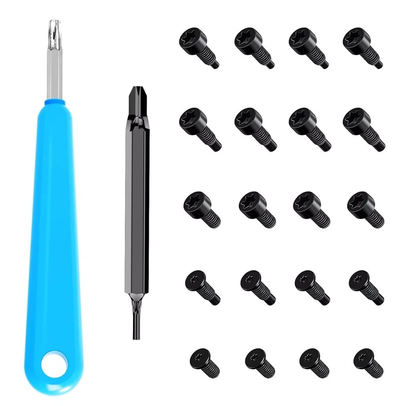 RingDoorbell Screws Replacement, Blue Double-Ended T6 T15 Screwdriver Black