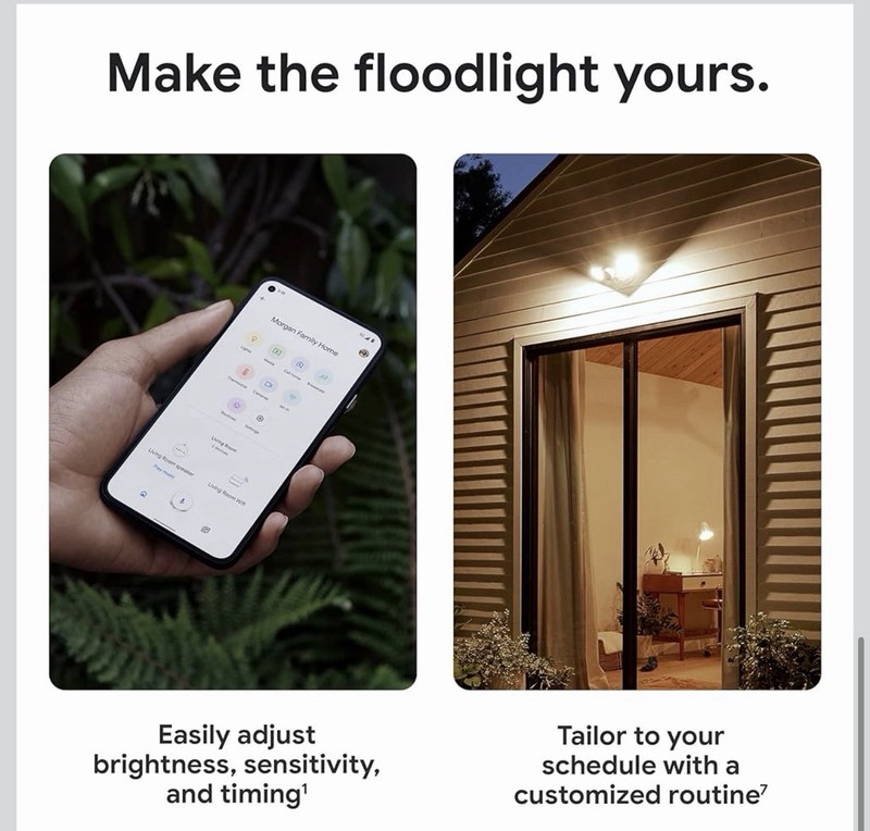 Google Nest Cam with Floodlight - Outdoor Camera - Floodlight Security Camera gallery