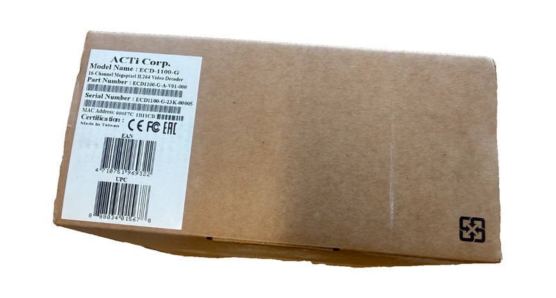 ACTi ECD-1100-G 16-Channel 1080p Decoder H.264 IP Streams to HDMI gallery