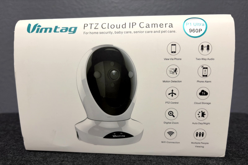 Vimtag P1 Ultra 960P Indoor Wi-Fi IP Camera Night Vision 2-Way Audio