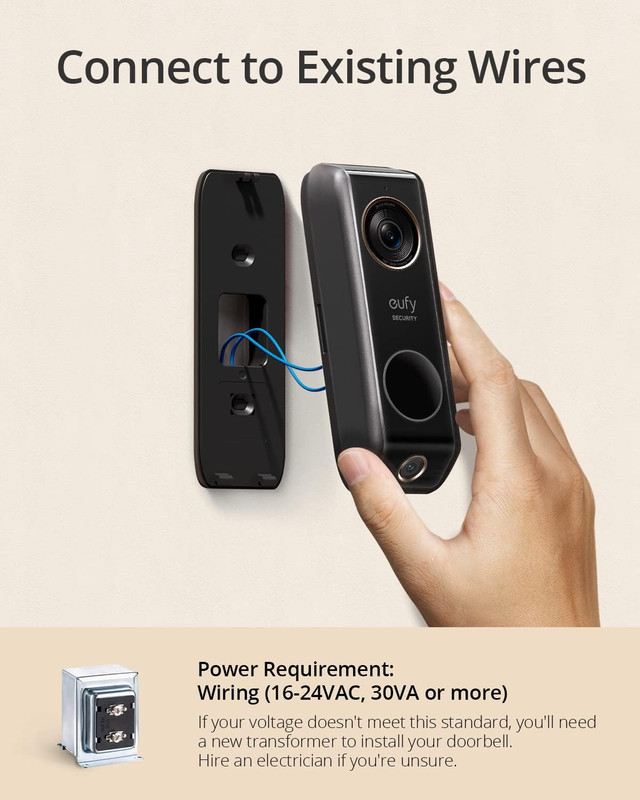 Video Doorbell (Wired) S330 with Chime, Dual Cam, Delivery Guard, Security Camer gallery