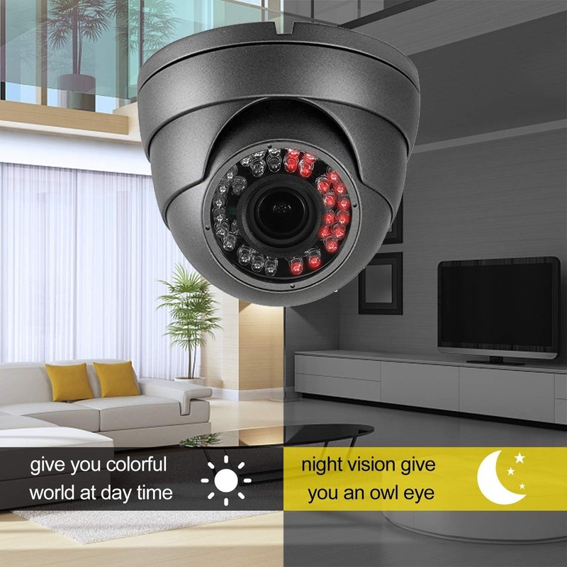 Vandal-Proof Outdoor Security Camera with 100ft Night Vision & HD Resolution gallery