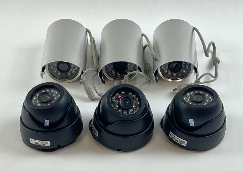 IR Digital Video Camera CCD Security Lot of 6