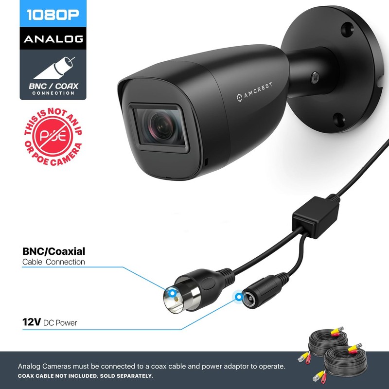 Full HD 1080P 1920TVL Bullet Outdoor (Quadbrid 4in1 HD-CVI/TVI/AHD/Analog), 2... gallery