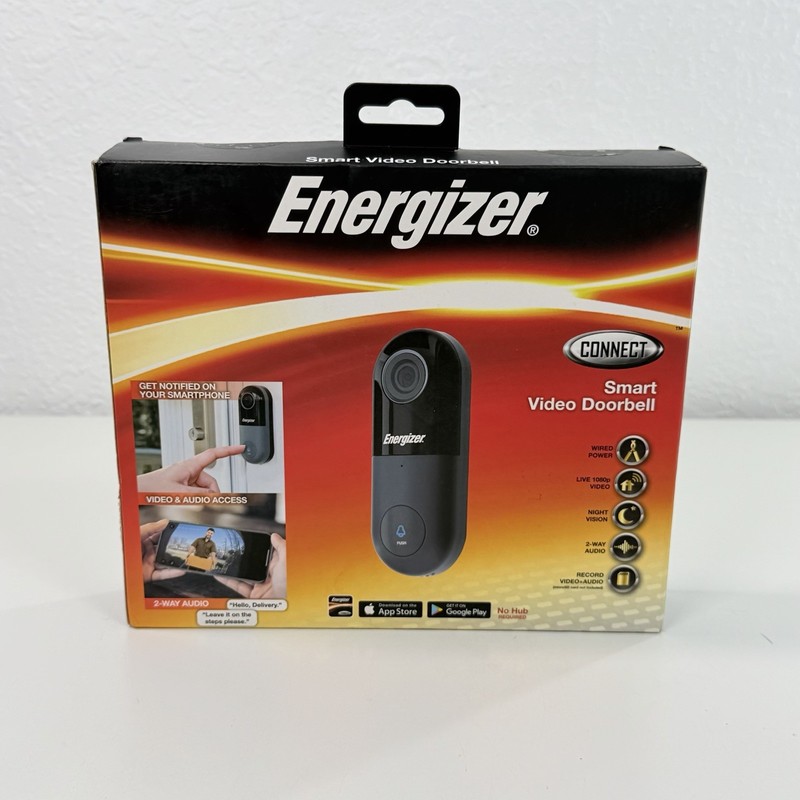 Energizer 1080p Full HD Smart Video Doorbell (New In Box)