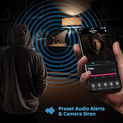 Indoor Plug-in Wireless 1080p Deterrence Camera with 2-Way Audio (1 1 camera gallery