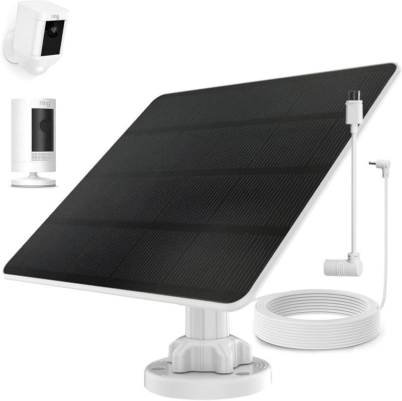 Ring Camera Solar Panel Charger, Compatible with Stick up Cam Battery, Spotlight gallery