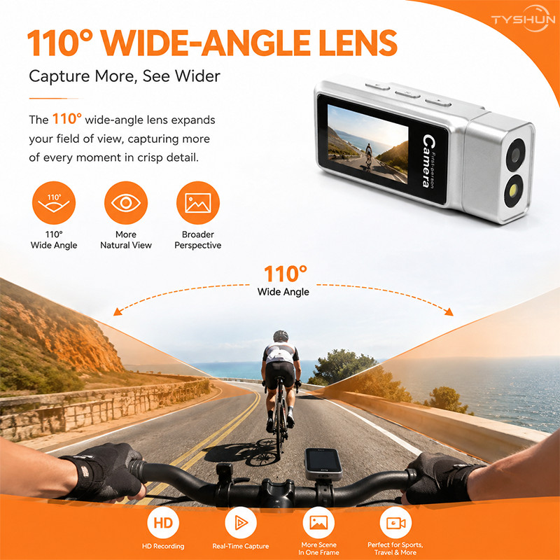 1080P Glasses Clip Camera Hands Free Wearable Mini Camera up to 3 Hour Recording gallery