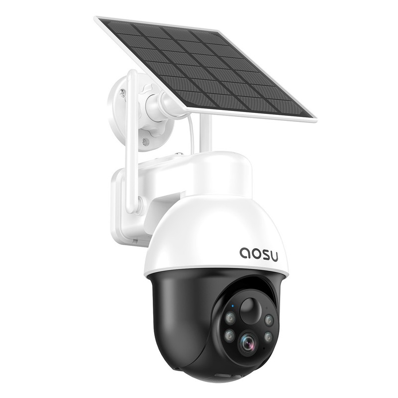 2K QHD 3.0-MP Wi-Fi® Outdoor AI-Smart Solar Security Camera with Panoramic... gallery