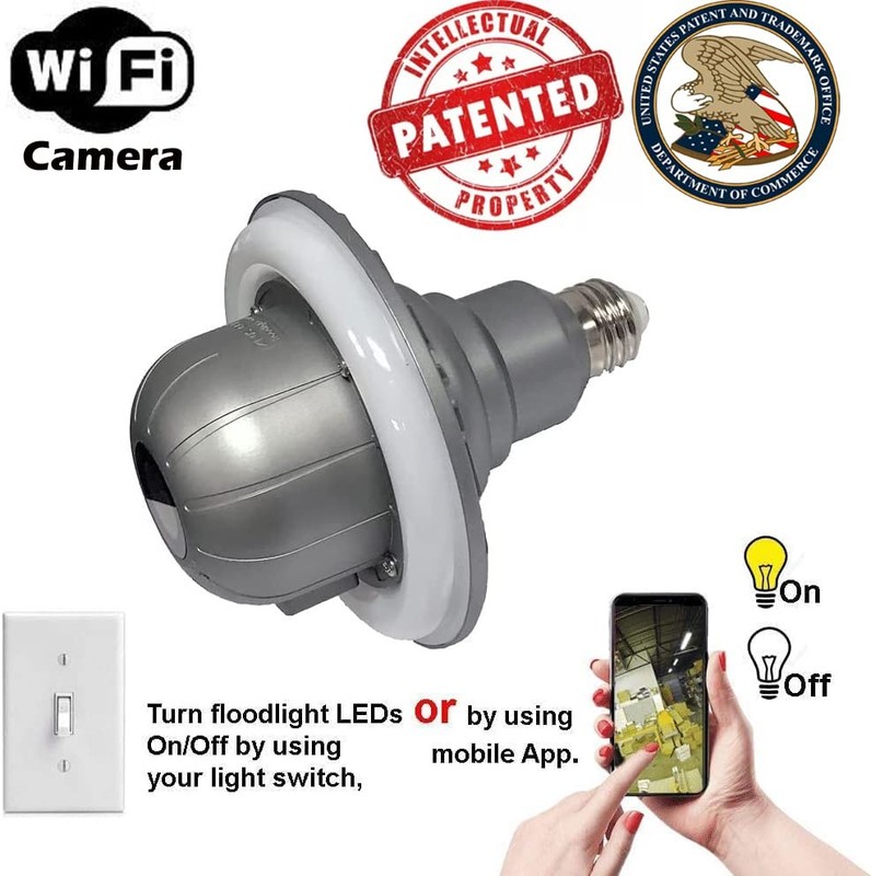 WiFi Floodlight Camera Home Security System Wireless Outdoor Waterproof Night... gallery