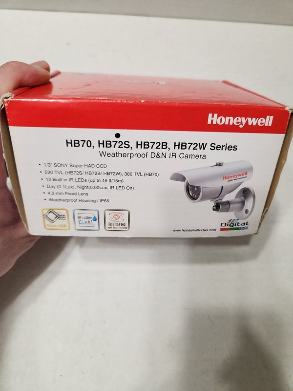 Honeywell HB72S Weather Proof IR Security Camera Bullet Style w/ Box