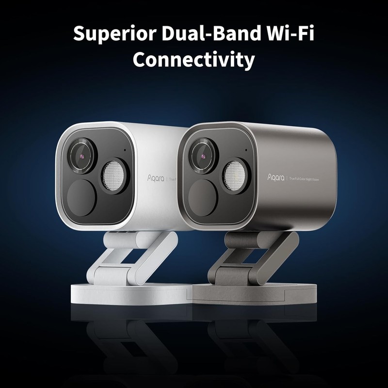 *SEALED* Aqara 4MP Outdoor Security Camera Hub G5 Pro Wi-Fi True Color Gray gallery