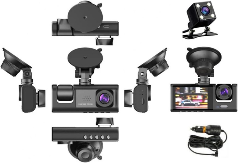 Camara De Seguridad Para Carro Delantera Trasera Vision Nocturna Grabar gallery