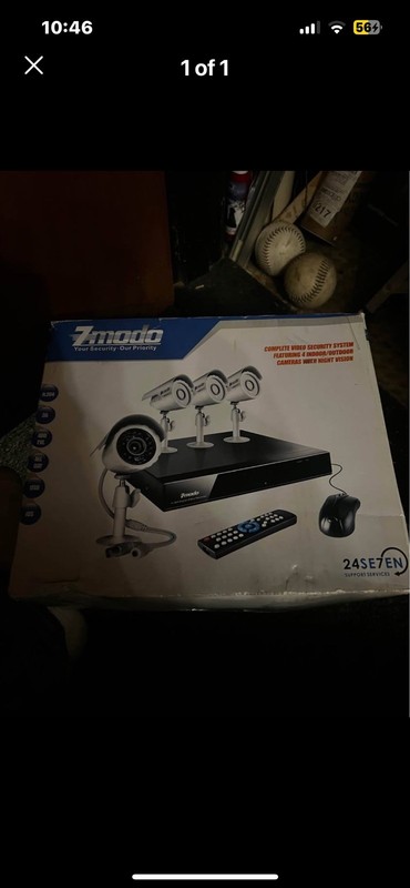 ZMODO 4 Channel In Outdoor Day Night Vision Wired Security Camera System