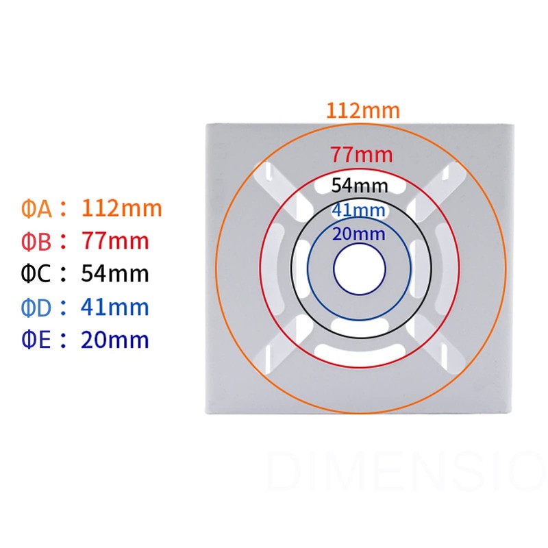 Small Universal Vertical Pole Mount, Security Camera, Metal Bracket, Loops gallery