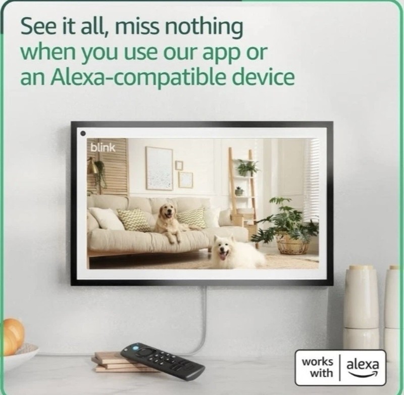 Blink Mini 2K+ Compact plug-in security camera 2K video resolution 2 Pack New gallery