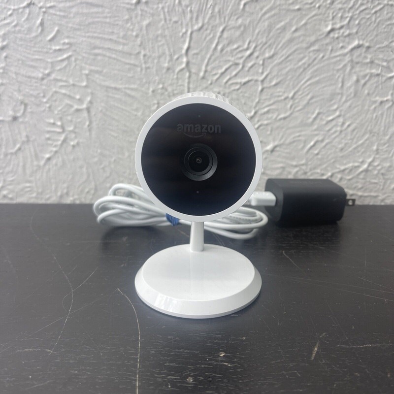 Amazon Cloud Cam 1080p Indoor Security Camera Key PB04JL White Works W/ Alexa