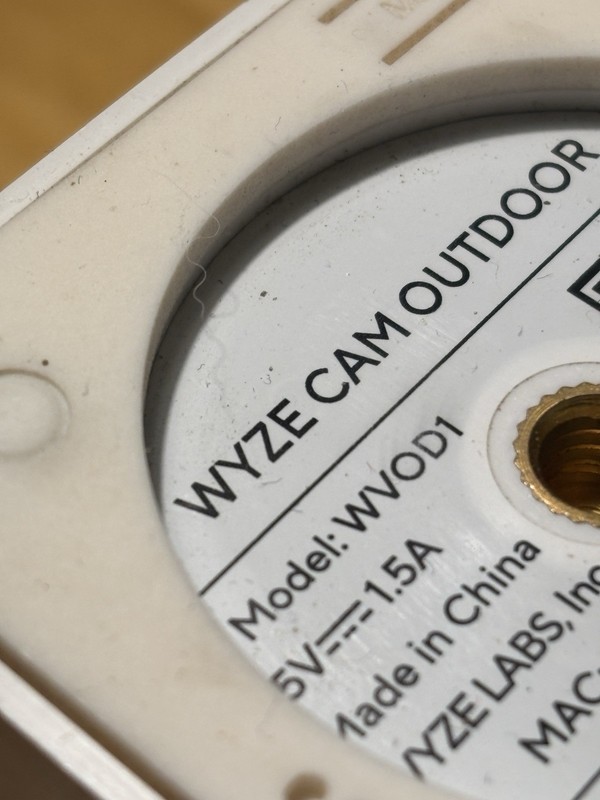 Wyze Cam Outdoor WVOD1 Wireless IP Security Camera Wi-Fi Weatherproof White gallery