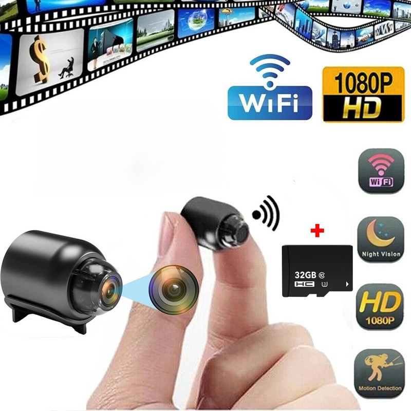 1080P HD Camara De Seguridad Oculta WiFi Espia Inalambrica Para Habitacion Casa