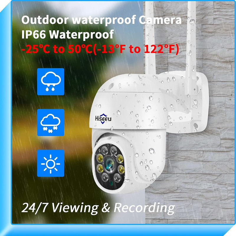 3MP Security Camera Outdoor,Wifi Camera, Auto Tracking&Light Alarm Floodlight & gallery