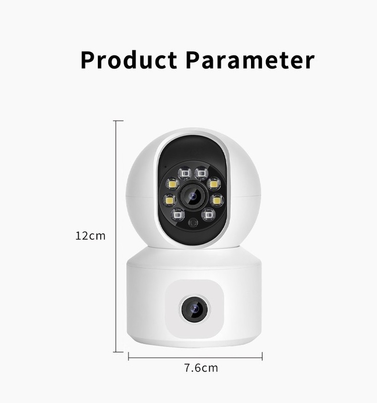 1080P 4MP Dual Lens PTZ IP Camera WiFi Human Detection Security Cam 2 Way Audio gallery