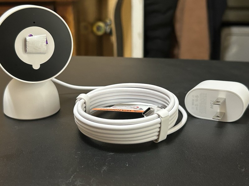 Google Nest Cam Indoor Wired 3rd Gen Night Vision Wi-Fi Surveillance Camera Snow gallery