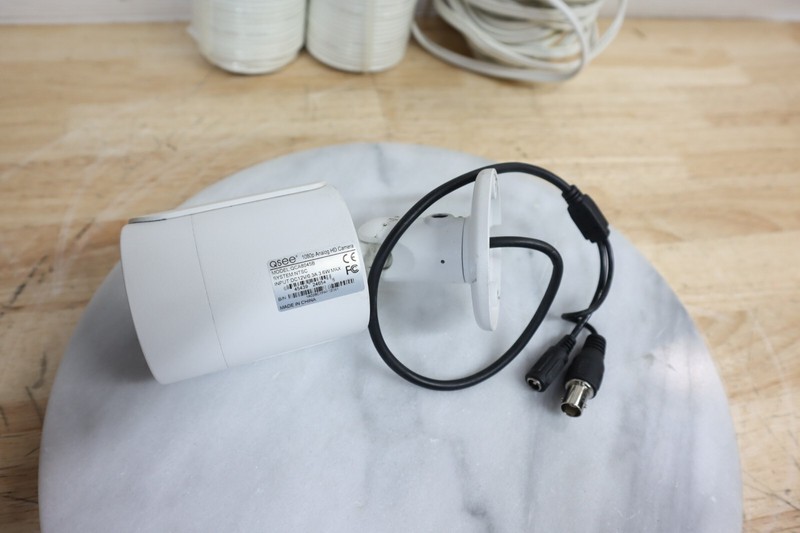 Used Working Q-SEE Model QCA8045B 1080p HD Security Camera White QSee Free Ship! gallery
