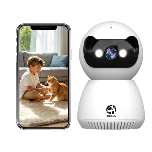 2K Indoor Security Camera, 5G/2.4G WiFi Pet Camera, Color Night Vision, PTZ A…