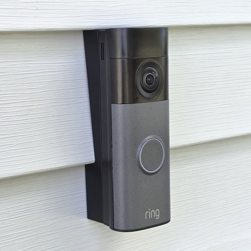 Ring Battery Doorbell (new model) Retinal 2K No Drill Vinyl Siding Mount Bracket