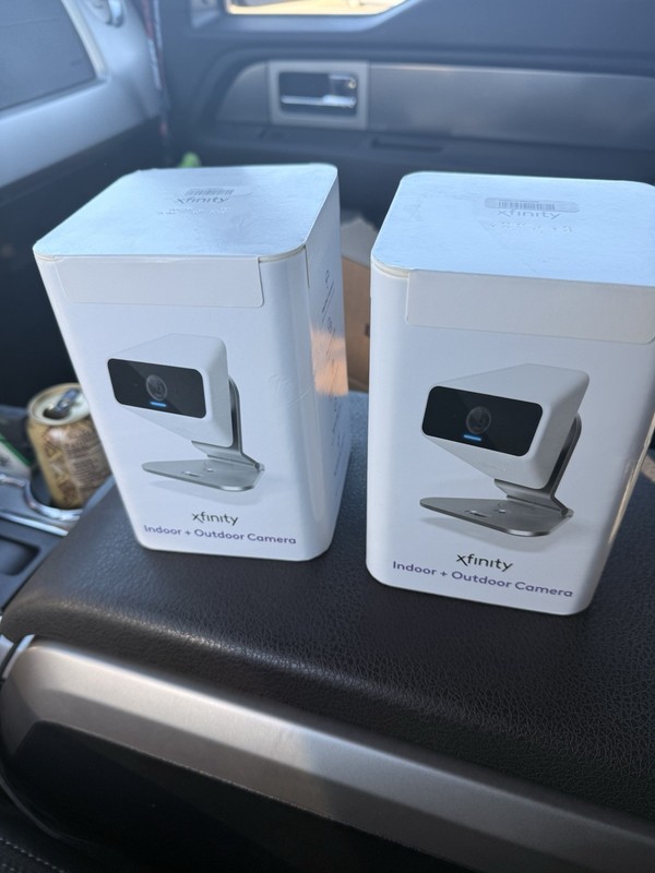 Xfinity Indoor/Outdoor Camera HD Video Night Vision Weather Resistant- White-NEW