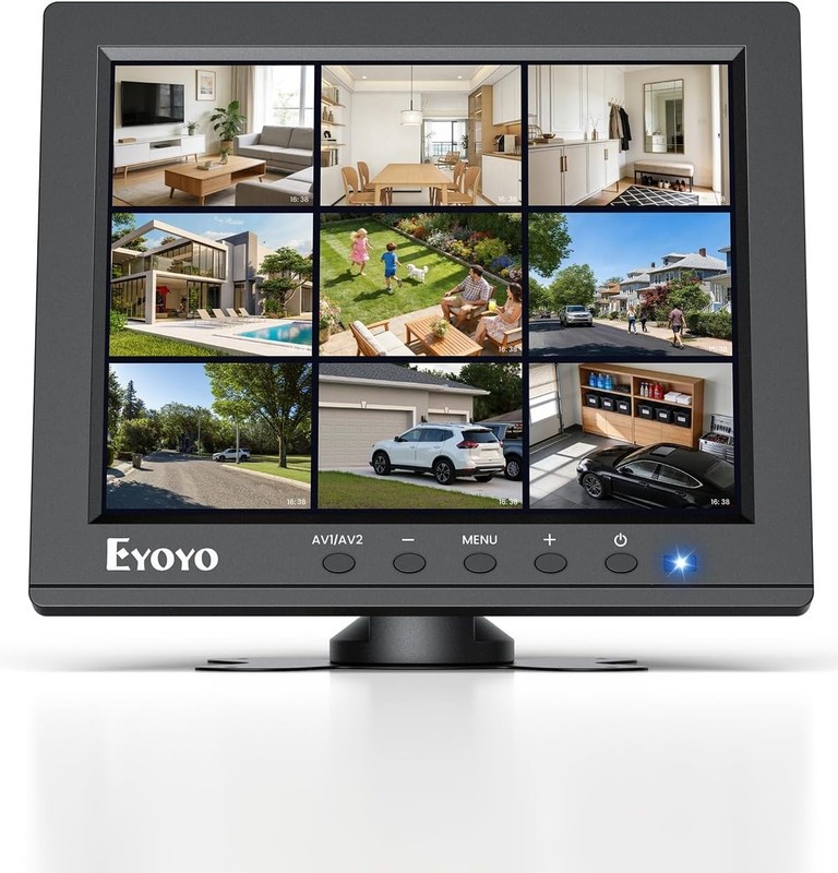 8-Inch Mini LCD Security Camera Monitor with 1024x768 Resolution & HDMI gallery