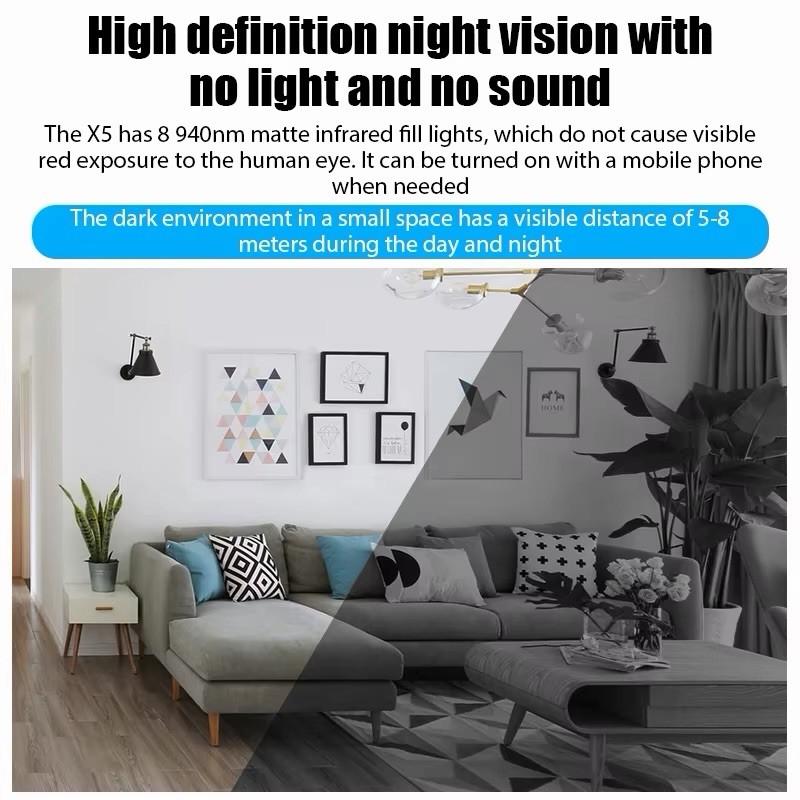 X5 Mini Camera Wi-Fi HD Night Vision Cloud Remote Control Microphone gallery