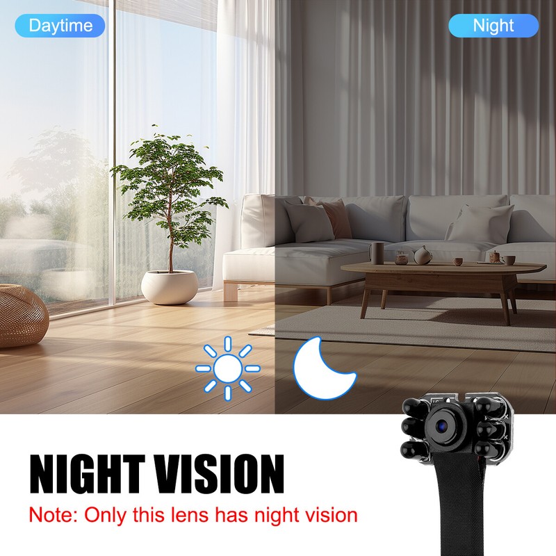 HD 1080P Mini Wifi Camera DIY Pinhole Security Motion Detection DVR 2000mAh 32G gallery